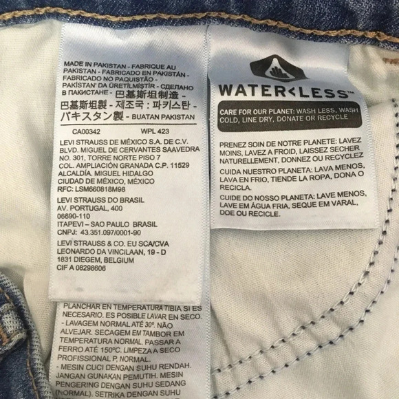 Levi’s Mile High Cropped Wide Leg Jeans - Picture 6 of 6